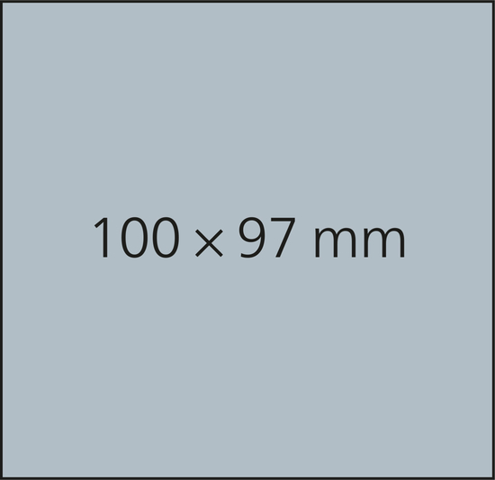 Haftnotizblock Basic 100 × 97 mm Format groß