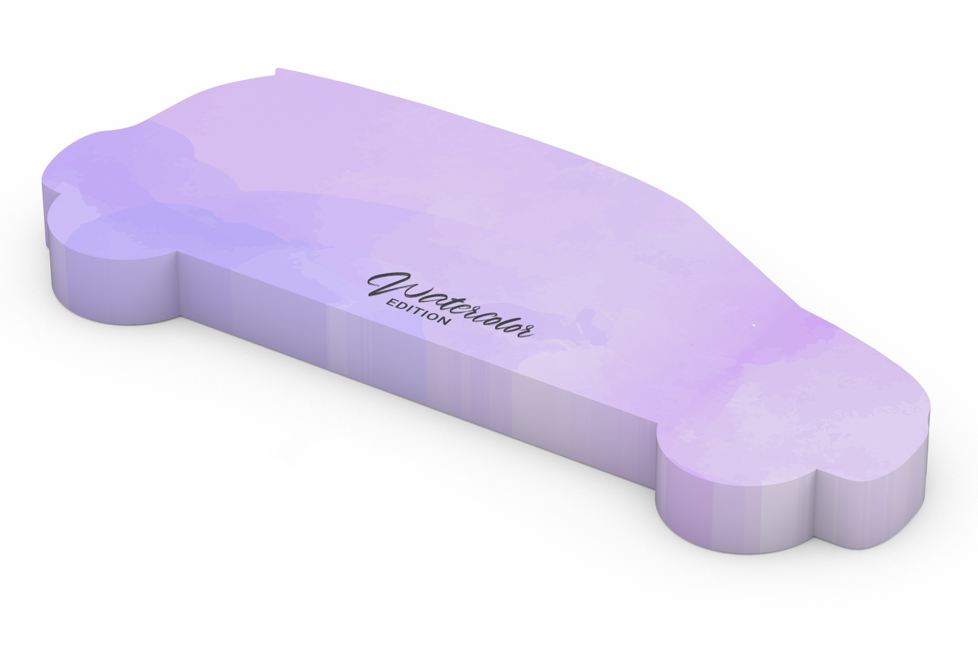 Haftnotizblock Form 125 × 72 mm formgestanzt