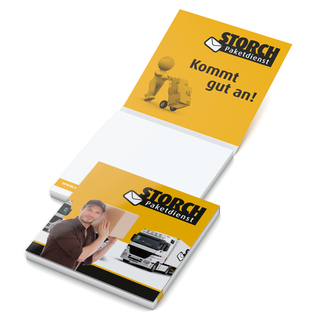Haftnotizblock Cover Karton Format mittel Karton-Umschlag