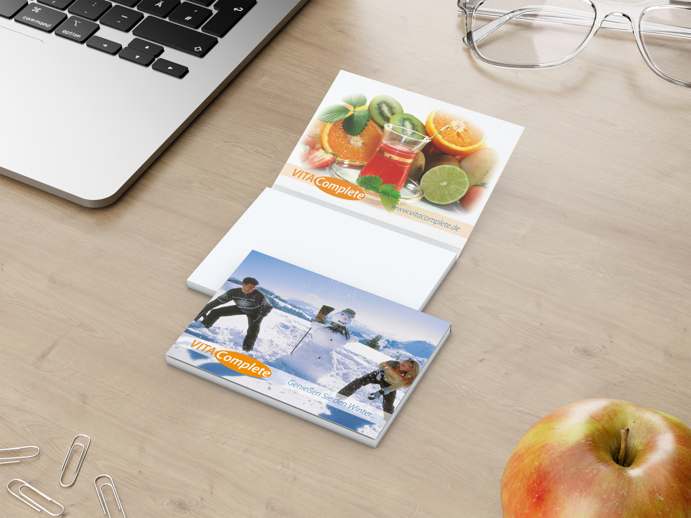 Haftnotizblock Cover Karton Format mittel Karton-Umschlag