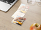 Haftnotizblock Cover Karton RECYCLING Format mittel Naturkarton-Umschlag