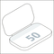Haftnotizblock Cover Karton Round Ecken abgerundet Karton-Umschlag