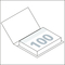 Haftnotizblock Hardcover Dublin Format mittelgroß 100 Haftzettel