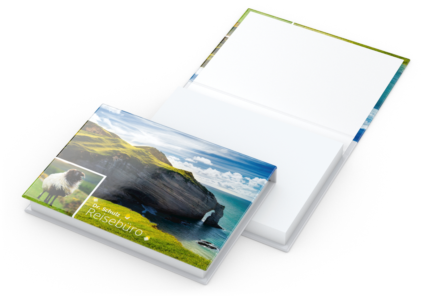 Haftnotizblock Hardcover Dublin Format mittelgroß 100 Haftzettel