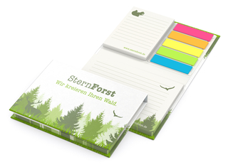 Haftnotiz-Set Brüssel Individuell Natura Recycling, 50/50 Blatt