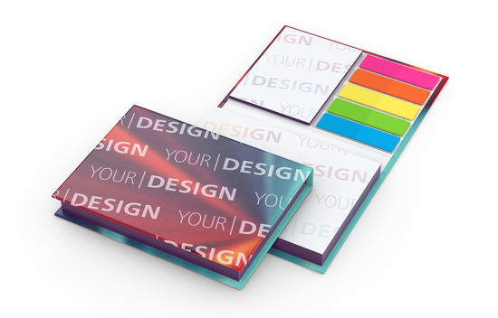 Haftnotiz-Set Prag Bookcover Individuell, 100/25 Blatt