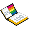 Haftnotiz-Set Wien Innenteil schwarz 100/25 Haftzettel Farbschnitt
