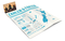 Faltplan Concept-Card Large RECYCLING 100 × 72 mm Naturkarton-Umschlag