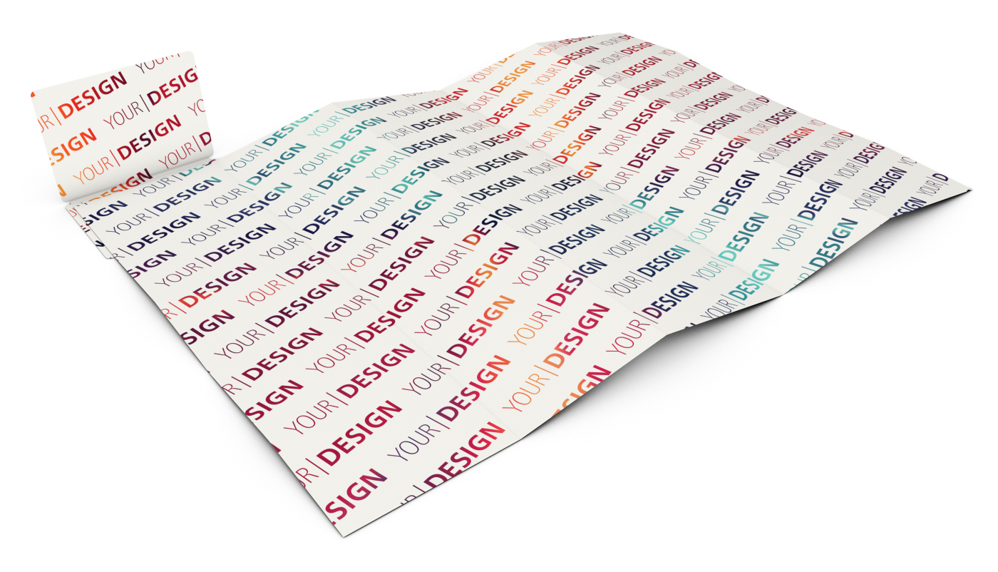 Faltplan Concept-Card Large RECYCLING 100 × 72 mm Naturkarton-Umschlag