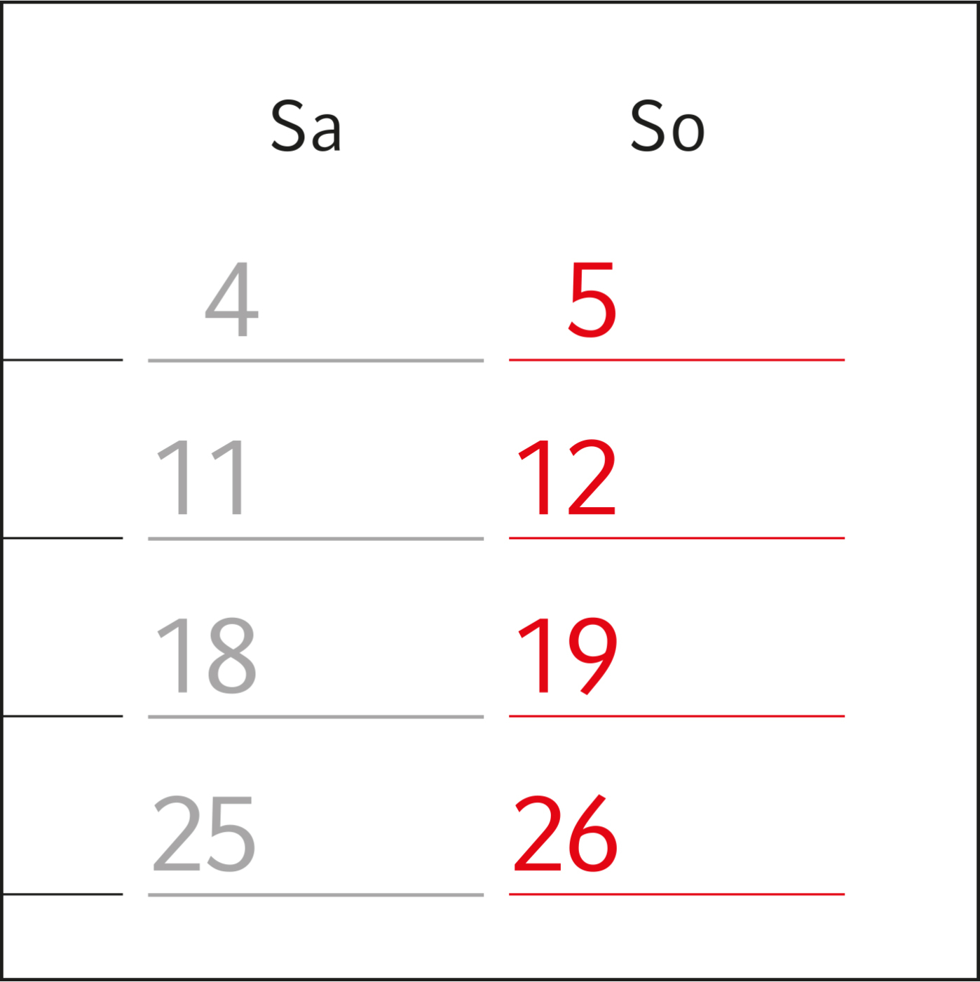 Personalisierter Bildkalender MagicPix Table Hoch Tischkalender hoch