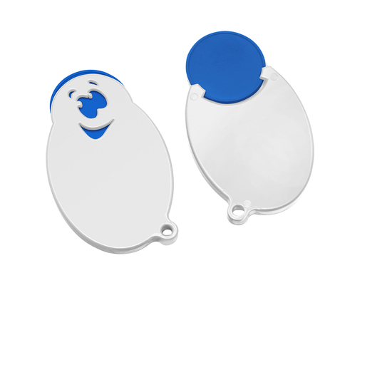 Chiphalter mit 1€-Chip "Gesicht"