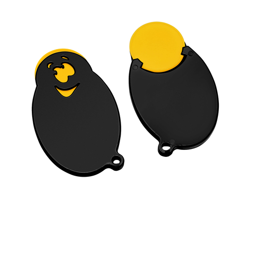 Chiphalter mit 1€-Chip "Gesicht"