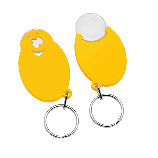 Chiphalter mit 1€-Chip "Gesicht"