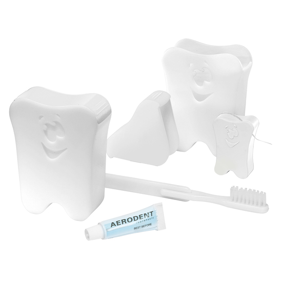 Reise-Zahnputz-Set "Gesicht"