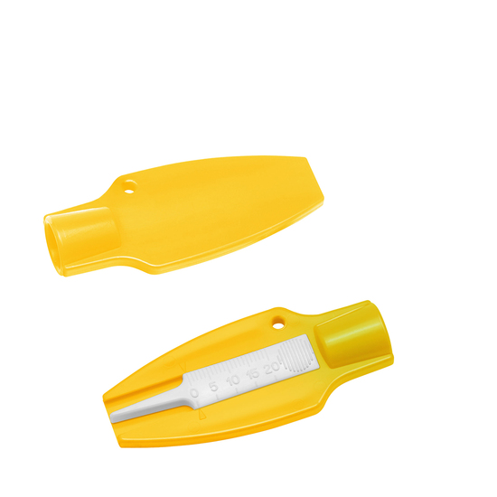 Reifenprofiltiefenmesser mit Ventilkappendreher