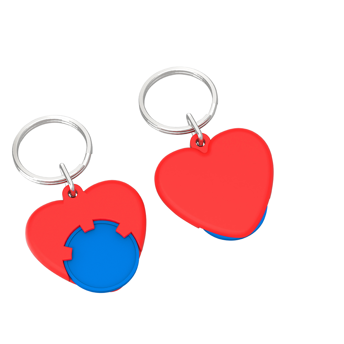 Chiphalter mit 1€-Chip "Herz"