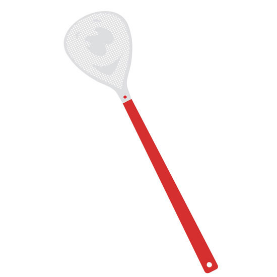 Fliegenklatsche "Gesicht"