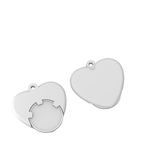 Chiphalter mit 1€-Chip "Herz"