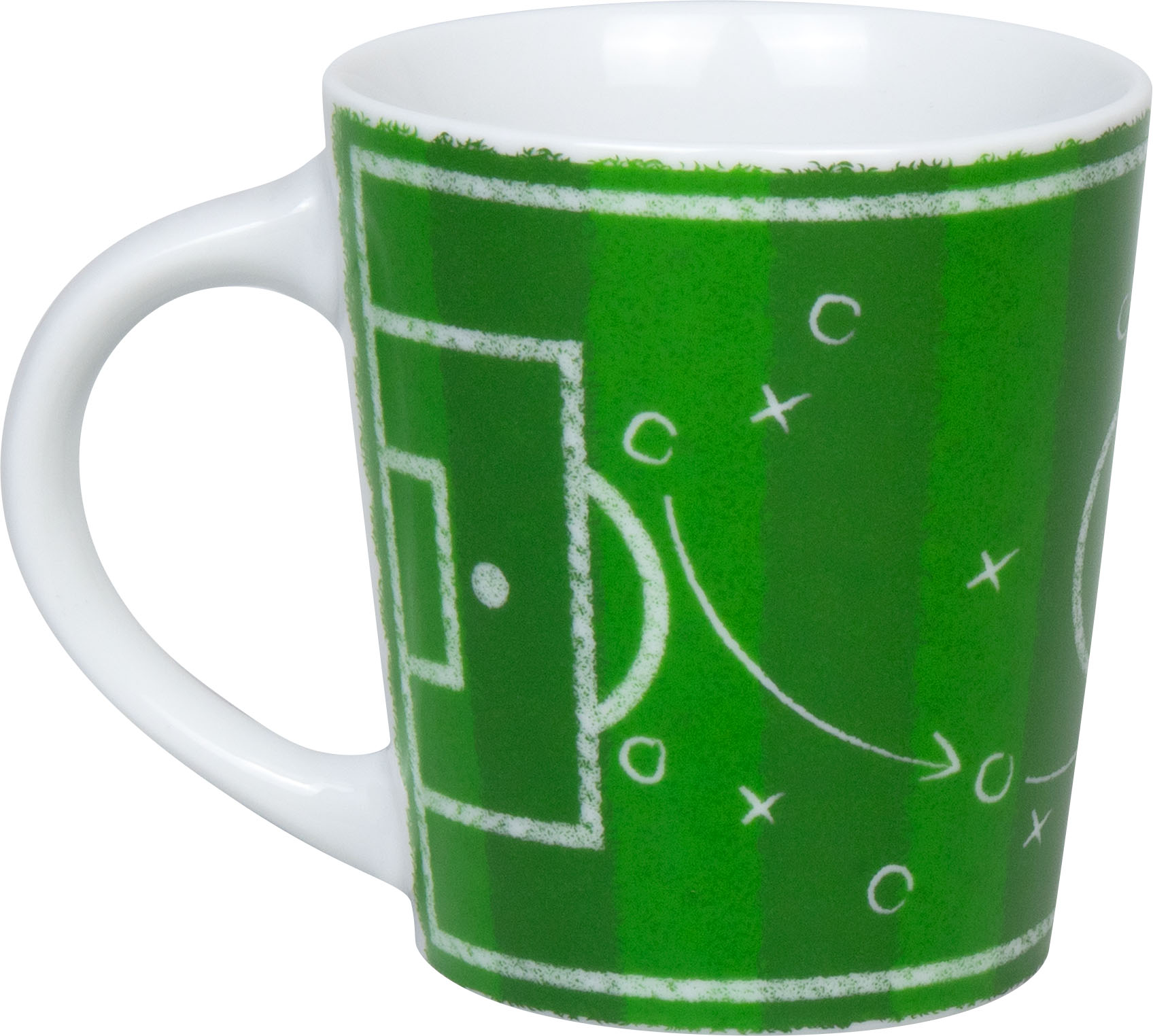 KÖNITZ Porzellan Tasse KC134 Fußball - Taktik