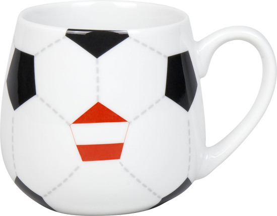 KÖNITZ Porzellan Tasse KC143 Fußball Österreich