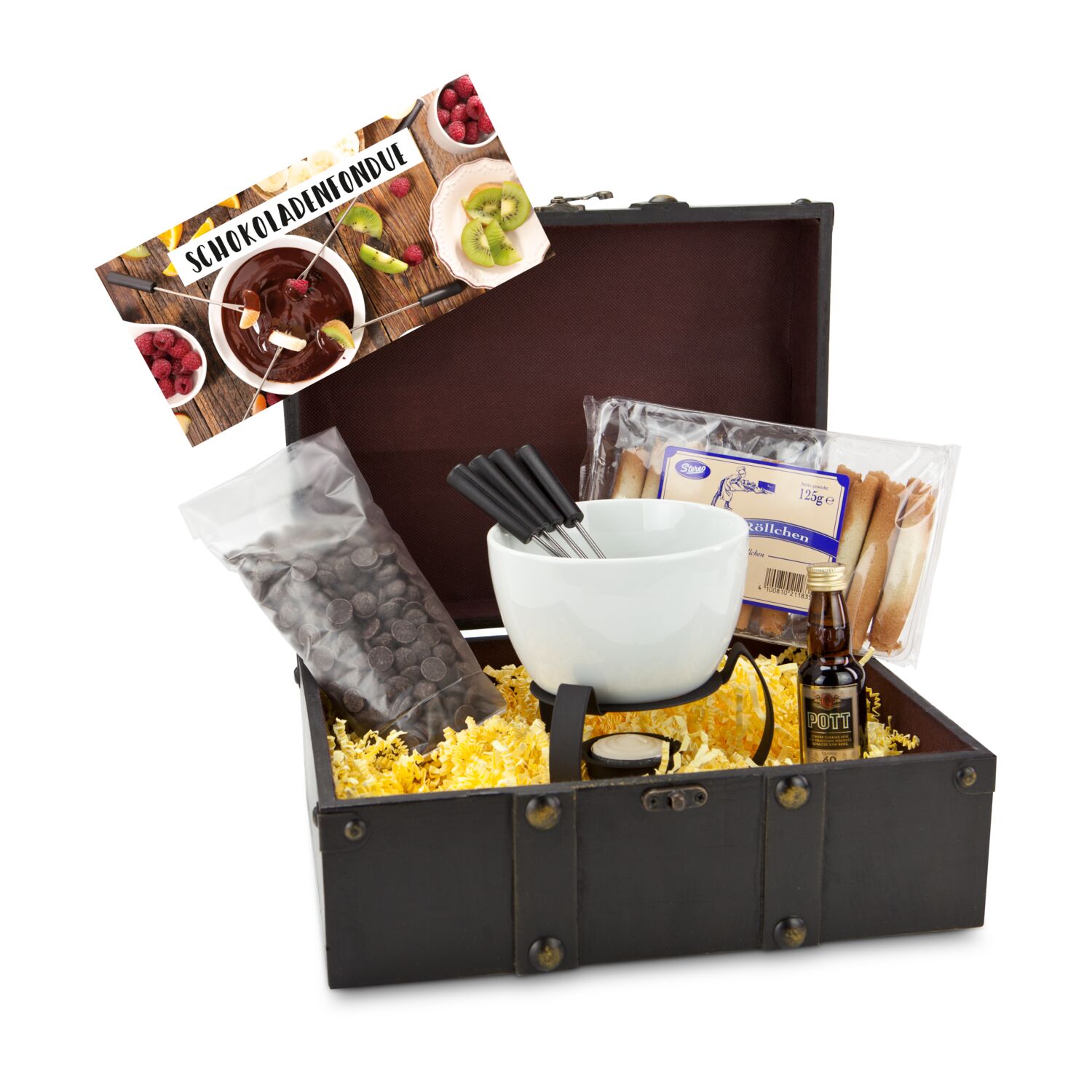 Geschenkset / Präsenteset: Schokoladenfondue 2K1008