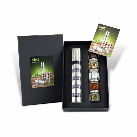 Geschenkset / Präsenteset: 5 in 1 - Gewürzmühlenvariation 2K1040