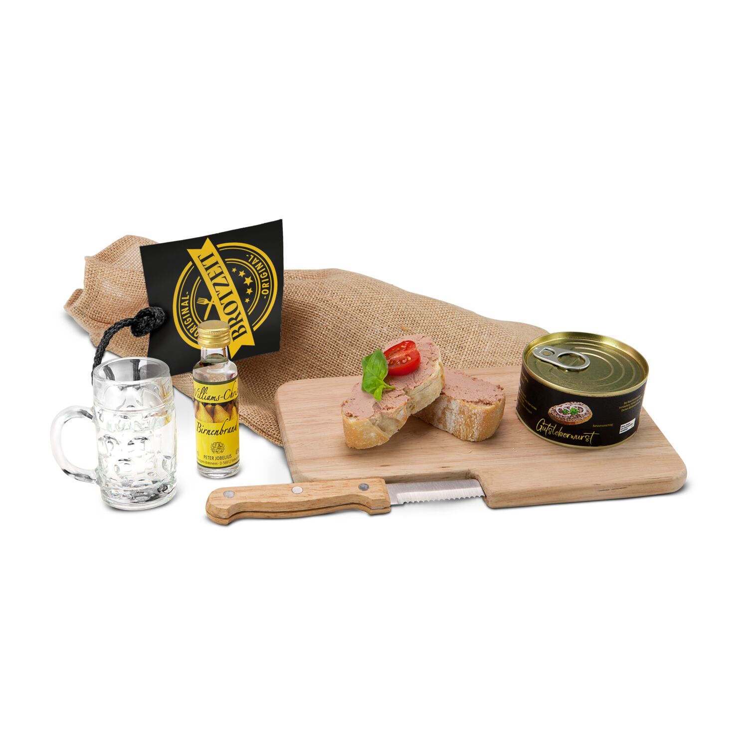 Geschenkset / Präsenteset: Herzhafte Brotzeit 2K1283