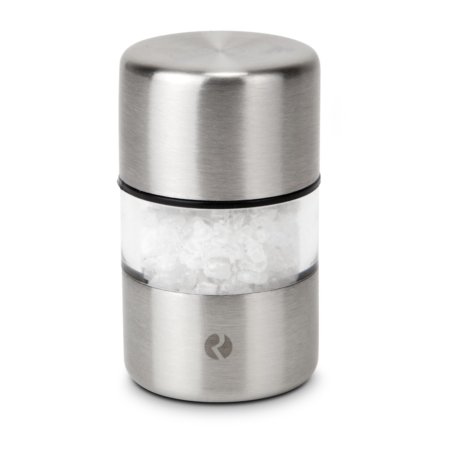 Dieses Set enthält je 1 Flasche Aceto Balsamico Essig und Walnussöl, ein Glas Pfefferkörner, grobes Meersalz & 2 ROMINOX® Mühlen.