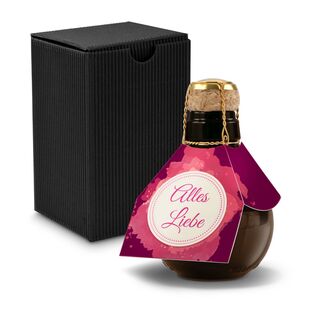 Origineller Sekt Alles Liebe - Karton Schwarz, 125 ml 2K1358q2