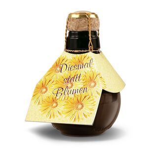 Kleinste Sektflasche der Welt Diesmal statt Blumen, 125 ml 2K1540a