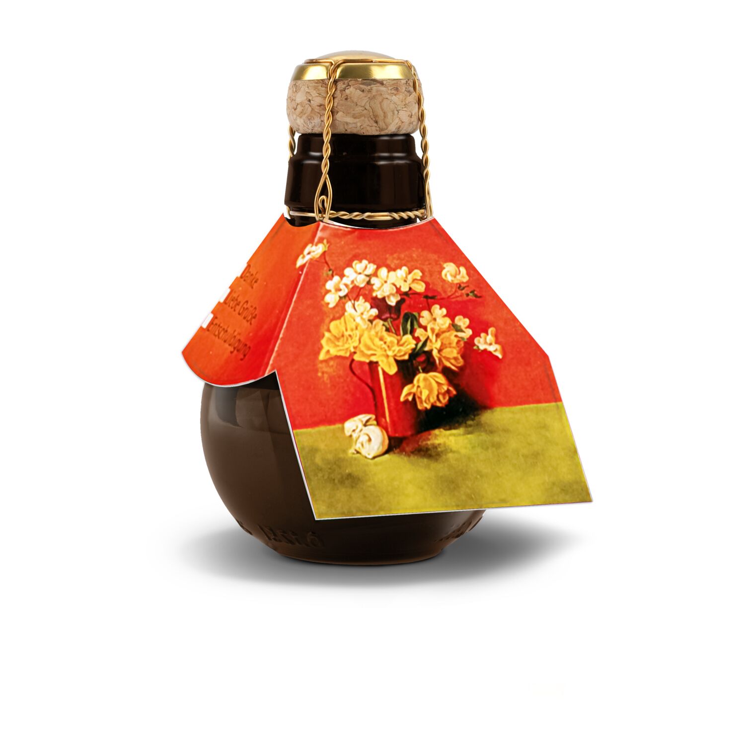 Kleinste Sektflasche der Welt Blumengesteck, 125 ml 2K1540d