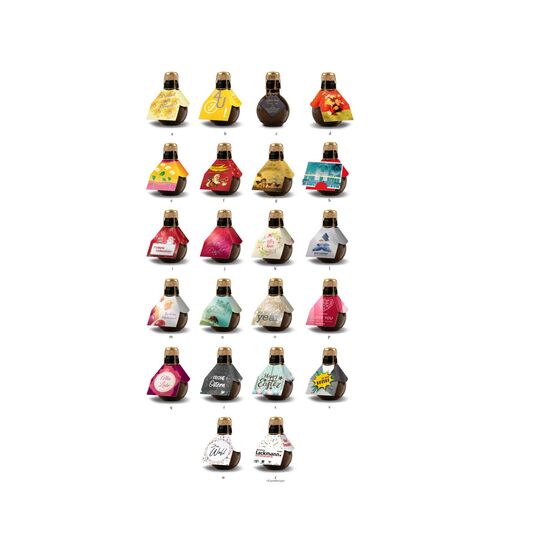 Kleinste Sektflasche der Welt Weihnachtsgruß, 125 ml 2K1540f