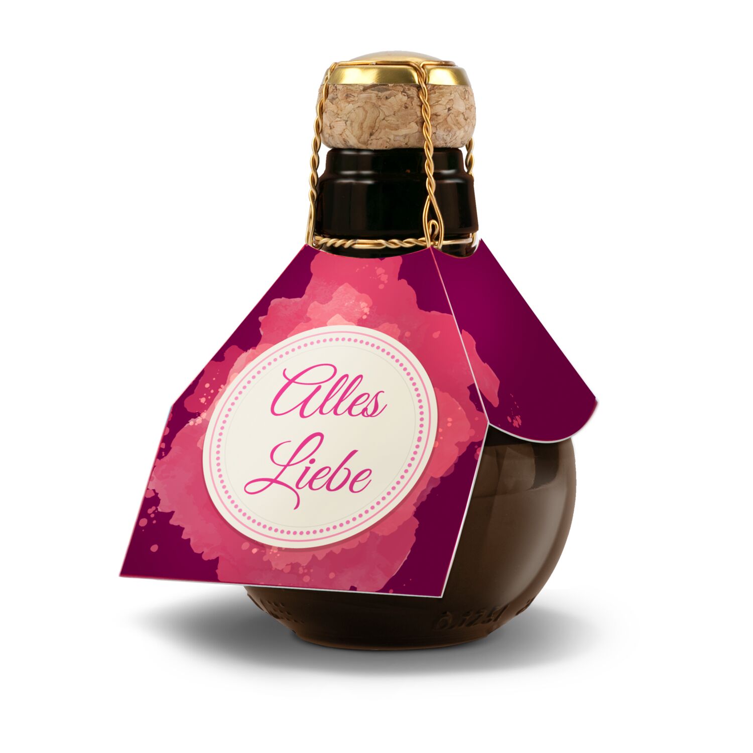Kleinste Sektflasche der Welt Alles Liebe, 125 ml 2K1540q