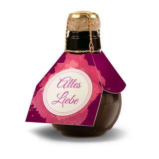 Kleinste Sektflasche der Welt Alles Liebe, 125 ml 2K1540q