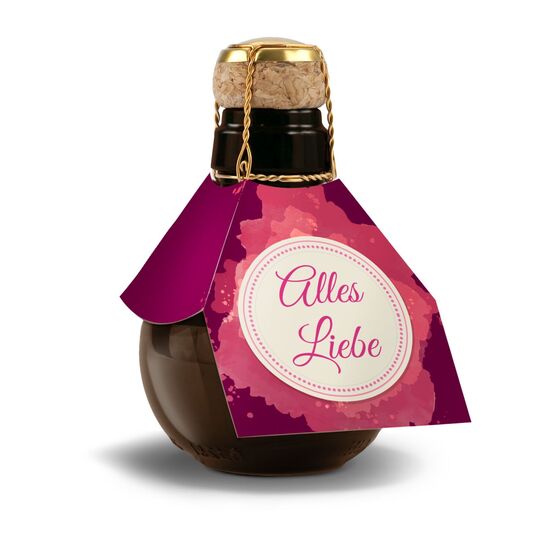 Kleinste Sektflasche der Welt Alles Liebe, 125 ml 2K1540q
