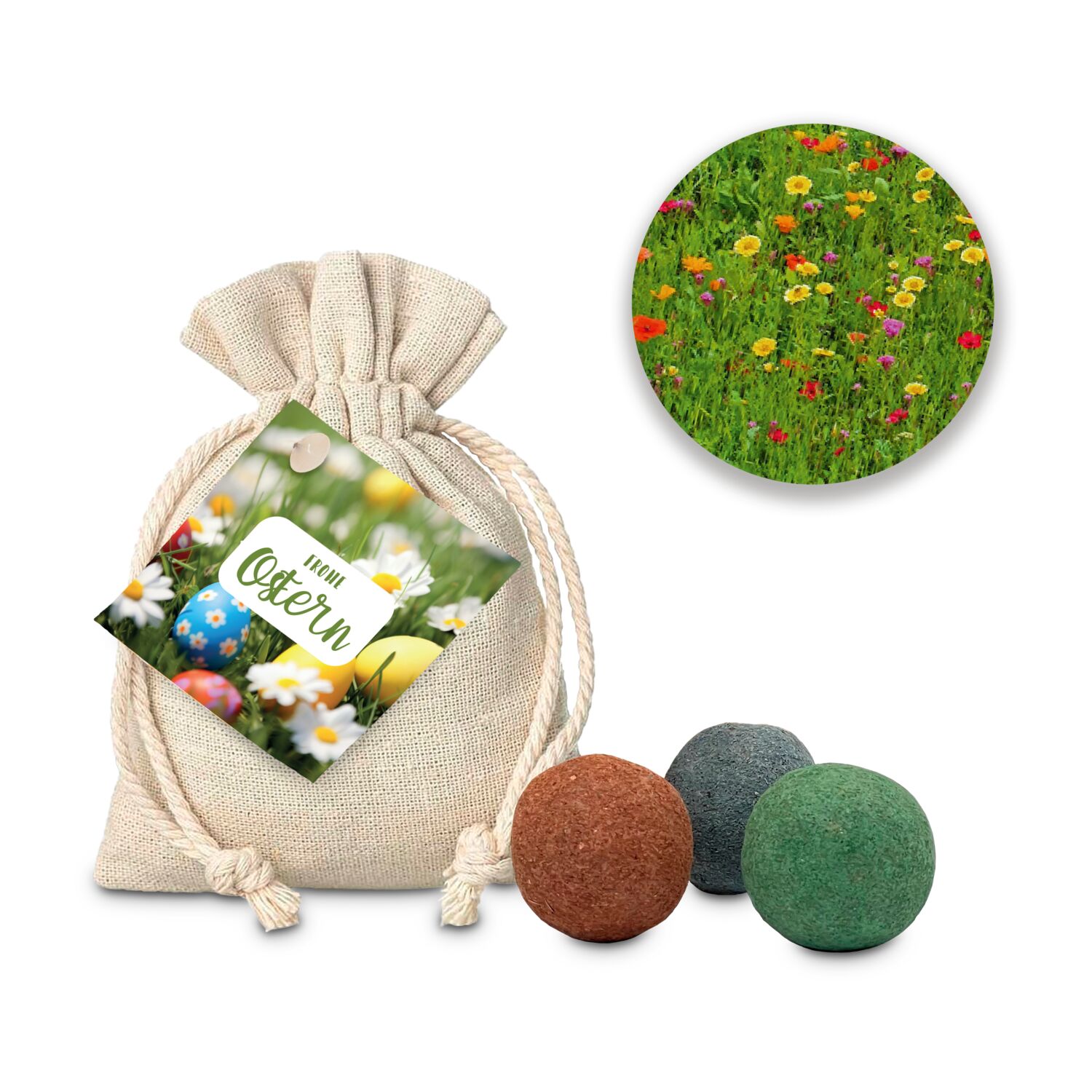 Geschenkartikel / Präsentartikel: Oster-Blumenwiese 2K1644o