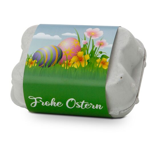 Geschenkartikel: Bienenweide im Oster-Eierkarton Blumen 2K1660b