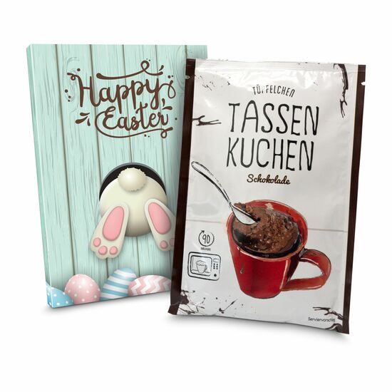Geschenkartikel: Tassenkuchen Ostern, auch in individueller Stecktasche 2K1666