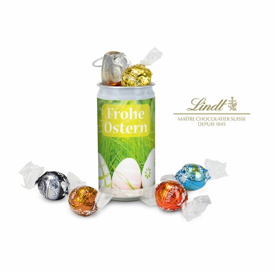 Geschenkartikel / Präsentartikel: Lindt-Geheimnis Ostern - Etikett Frohe Ostern - EierWiese 2K1679a