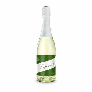 Sekt Cuvée - Flasche klar - Kapselfarbe Weiß, 0,75 l 2K1905c