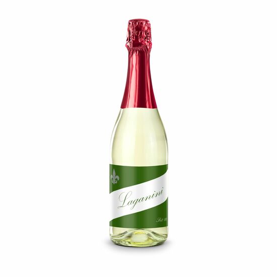 Sekt Cuvée - Flasche klar - Kapselfarbe Rot, 0,75 l 2K1905e