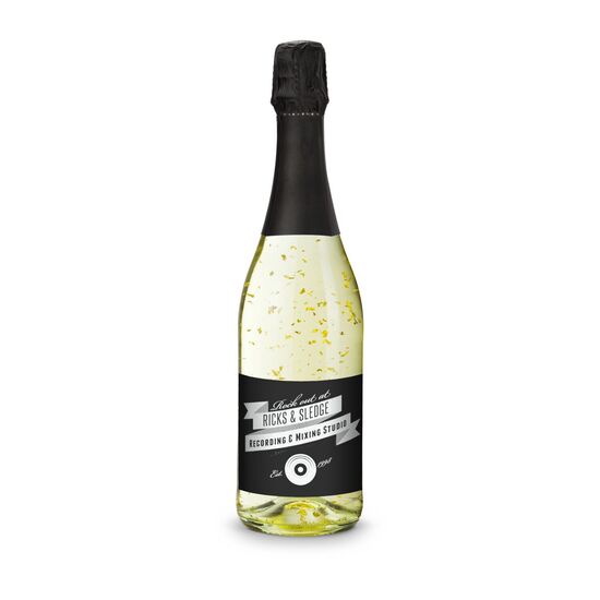 0,75 l aromatisiertes, schaumweinhaltiges Getränk mit lebensmittelechtem Blattgold, Alkohol 11% Vol.