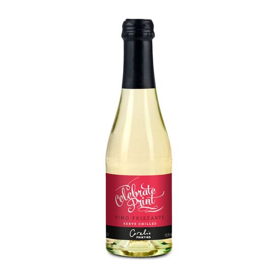 0,2 l Secco in klarer Flasche, mit Schraubverschluss, Alkohol 10.5% Vol. - Sektsteuerfrei