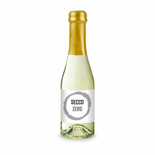 Secco ZERO, alkoholfrei - Flasche klar - Kapsel gold, 0,2 l 2K1939a