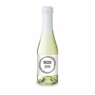 Secco ZERO, alkoholfrei - Flasche klar - Kapsel weiß, 0,2 l 2K1939c