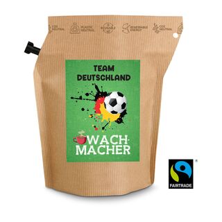Der beliebte Kaffee Brühbeutel, Coffeebrewer, im Deutschland-Design passend zu EMs, WMs, Olypmischen Spielen, etc.