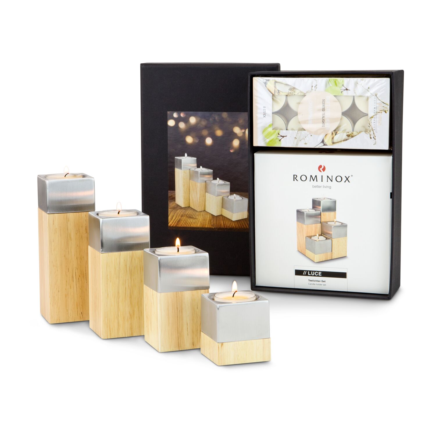 Geschenkset / Präsenteset: Kerzen-Quartett 2K2009