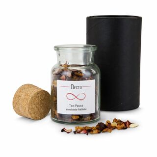 Geschenkset / Präsenteset: Früchtetee Necto im Glas 2K2012