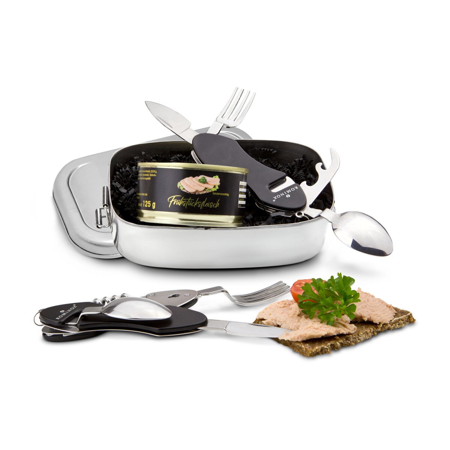 Geschenkset / Präsenteset: Herzhafte Outdoor-Box 2K2015