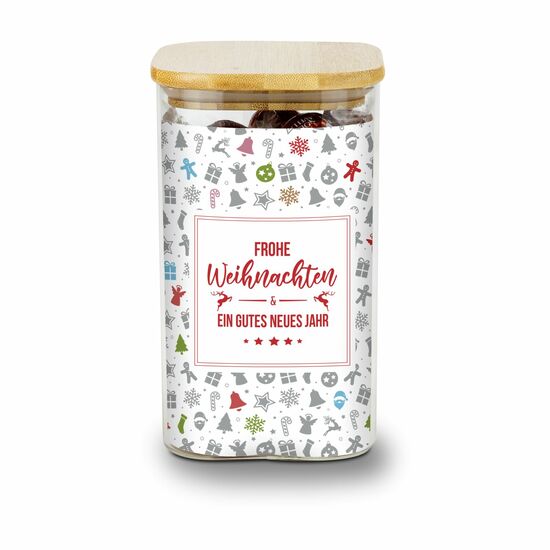 Geschenkset / Präsenteset: Lindor Team-Glas Frohe Weihnachten 2K2016b